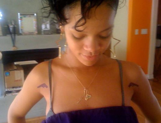 rihannaguntattoos Around the table at Barbados Free Press we really didn't